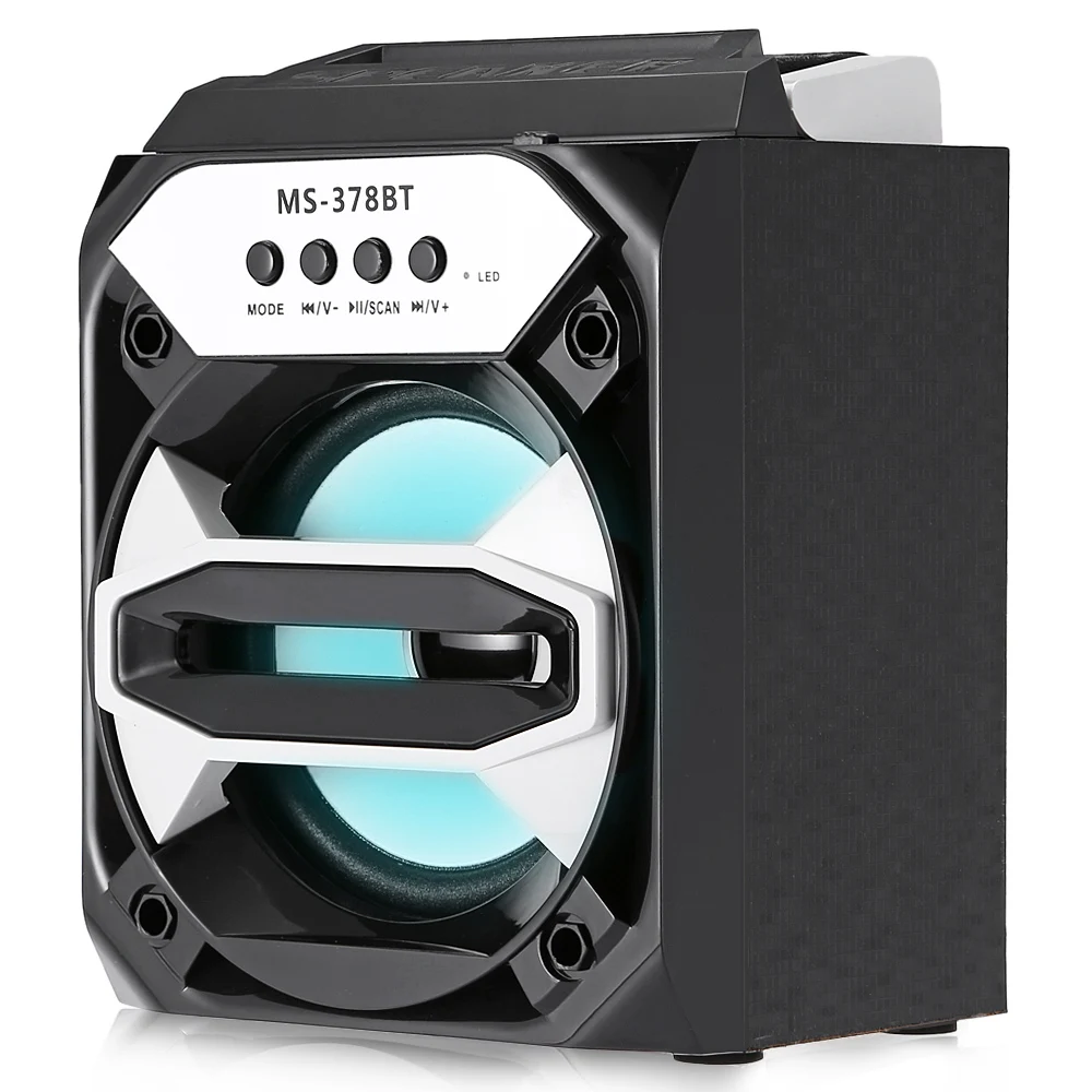 MS 378BT беспроводной Bluetooth наружный динамик Soundbox громкий Поддержка TF/Micro SD карты