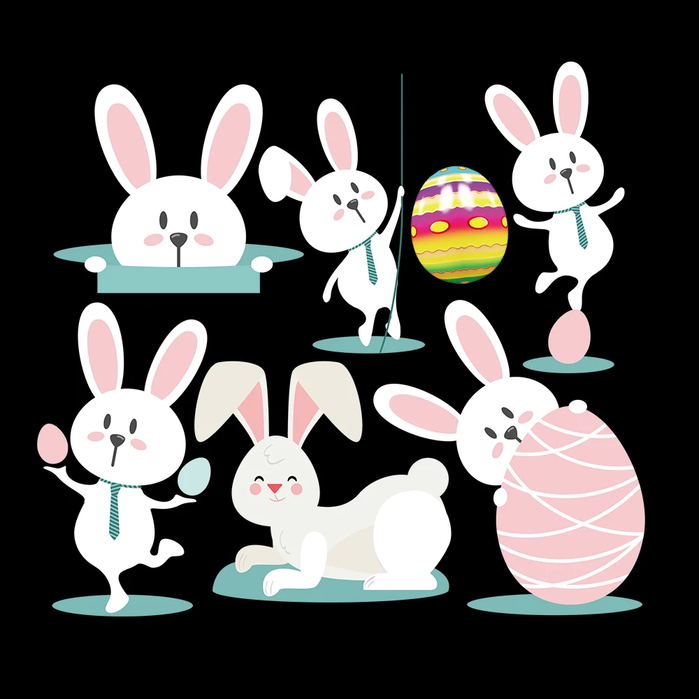 Новые съемные и многоразовые Стикеры товары для автомобиля счастливая Пасха