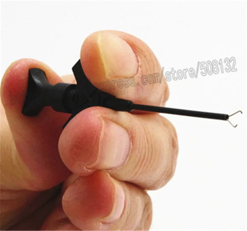 SMT двойной тестовый зажим DuPont с зажимом для клещевого крючка захватывающий зонд 1