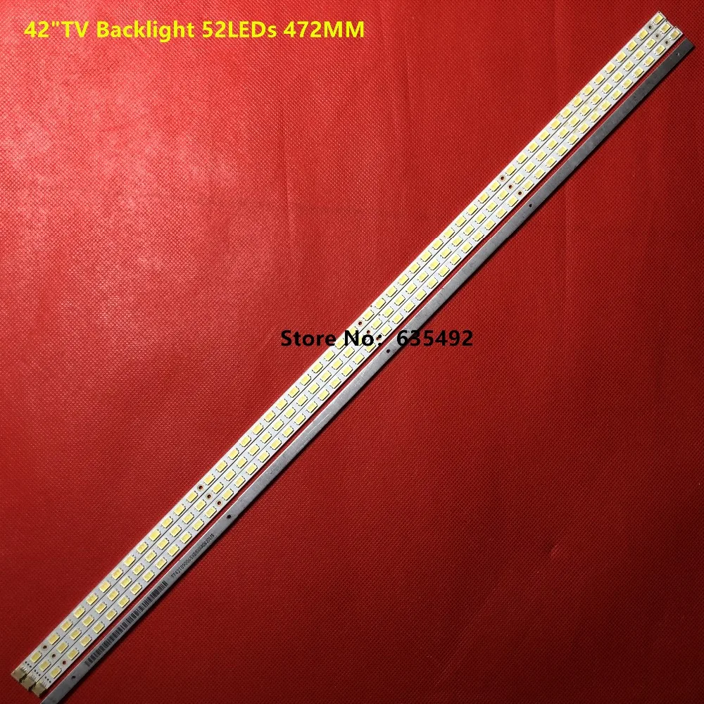 100% New 472MM 4 PCS LED Backlight strip 52LEDs 42T09-05B for 73.42T09.005-4-SK1 73.42T09.004-4-SK1 For T420HW07 ITV42839E | Лампы и
