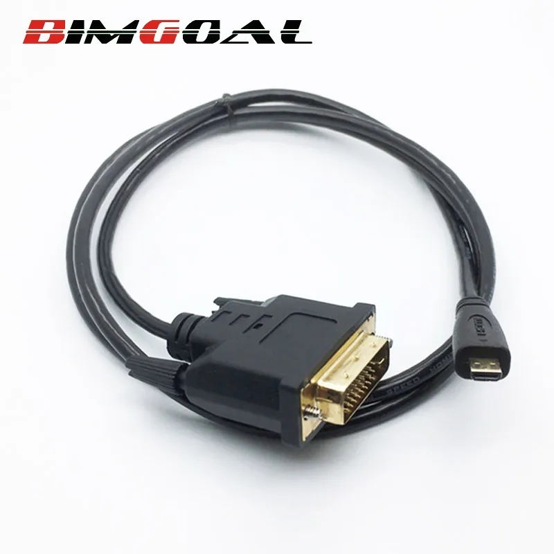 Высокоскоростной микро кабель HDMI DVI D 24 + 1 папа Кабель для|micro hdmi to dvi|micro tomicro |