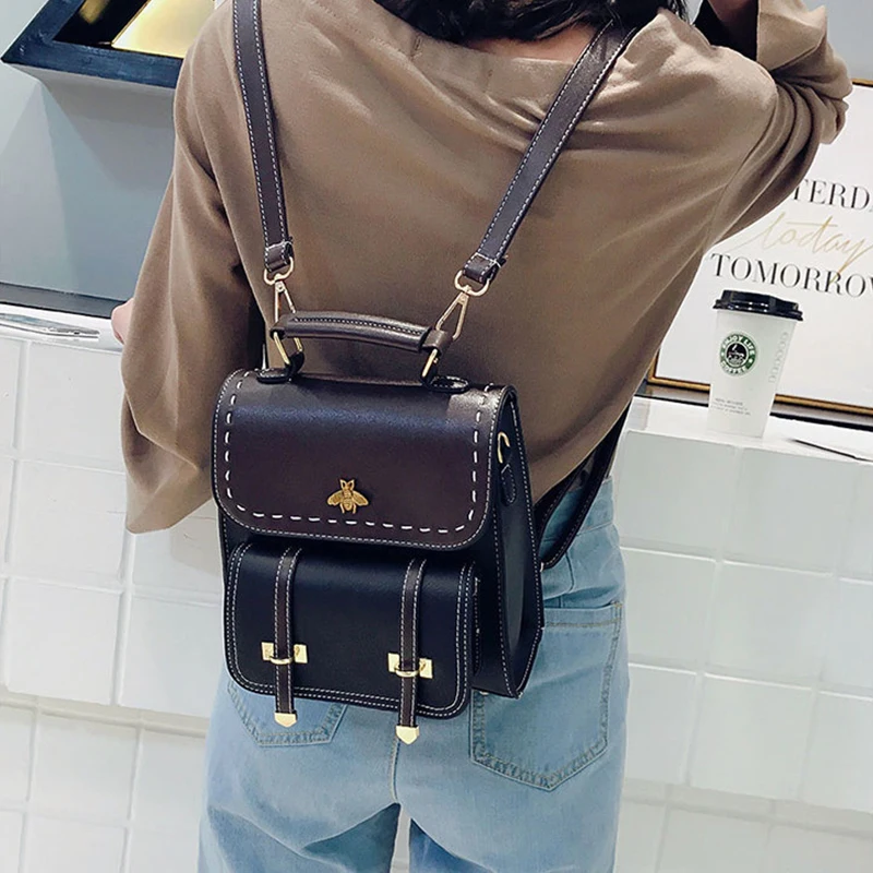 Женский рюкзак Youda цветной портфель из искусственной кожи Универсальный женский