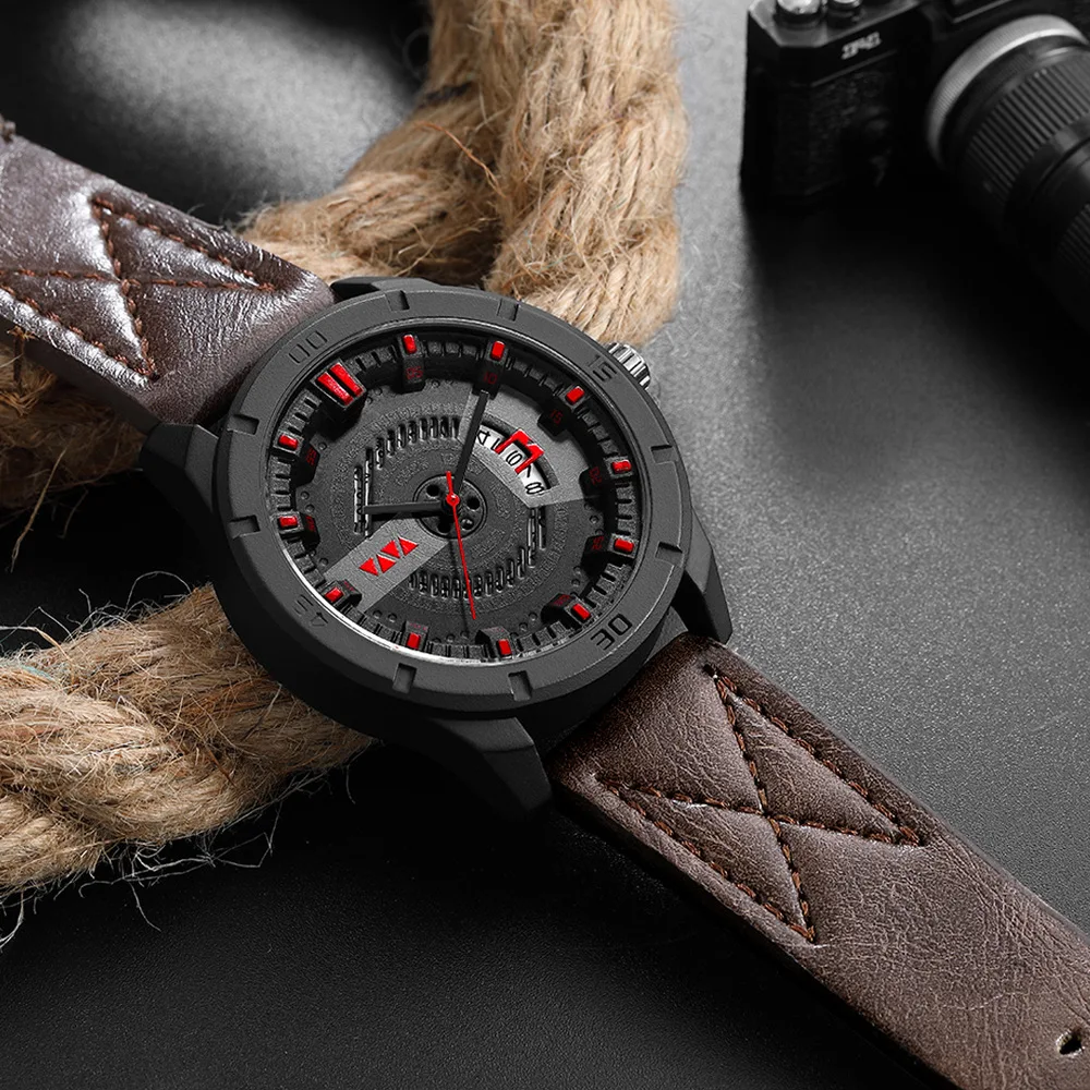 Часы наручные reloj hombre мужские кварцевые роскошные Брендовые спортивные удобные