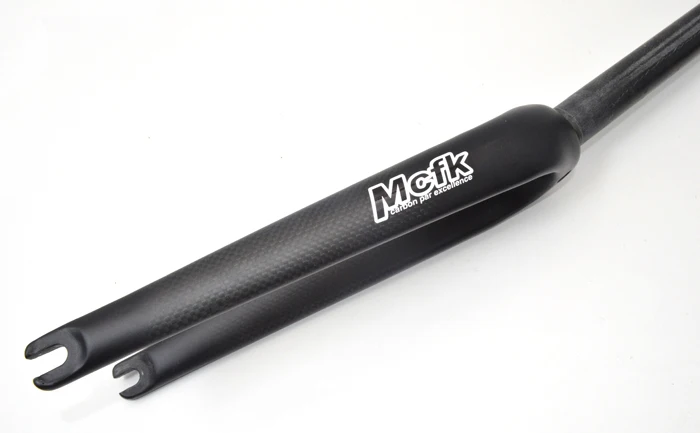 C item 3K matte MCFK Велосипедная вилка bmx из углеродного волокна, 20 дюймов, 451 углеродная вилка 20er, дисковый тормоз, складная Велосипедная вилка - Цвет: C item 3K matte