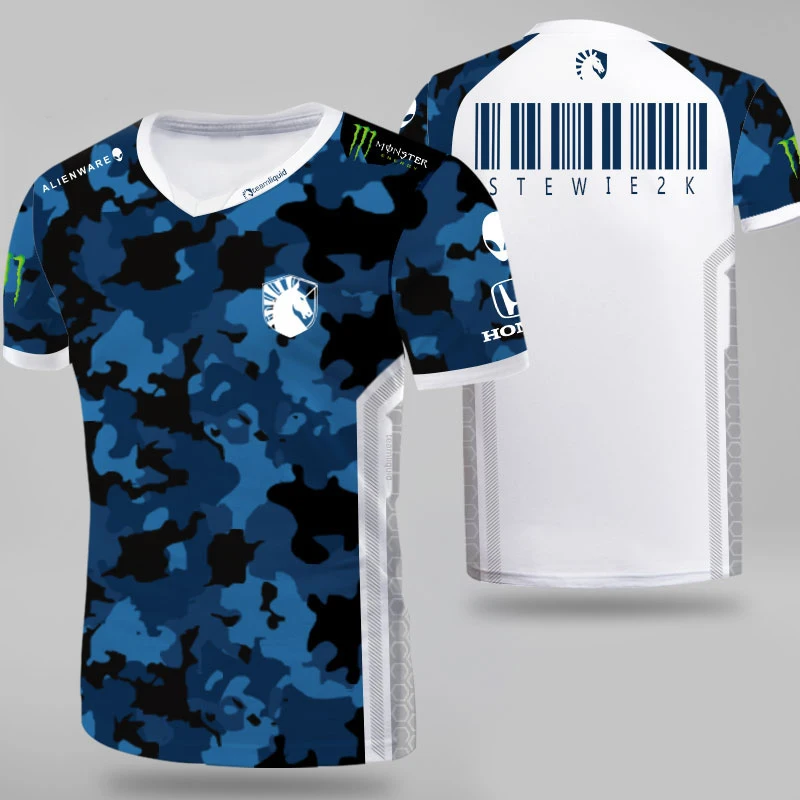 Высокое качество, 1:1, Esports Team Liquid, на заказ, ID футболка, футболка для фанатов, мужчин и женщин, N-neck, футболки с коротким рукавом, на заказ, футболка, Homme