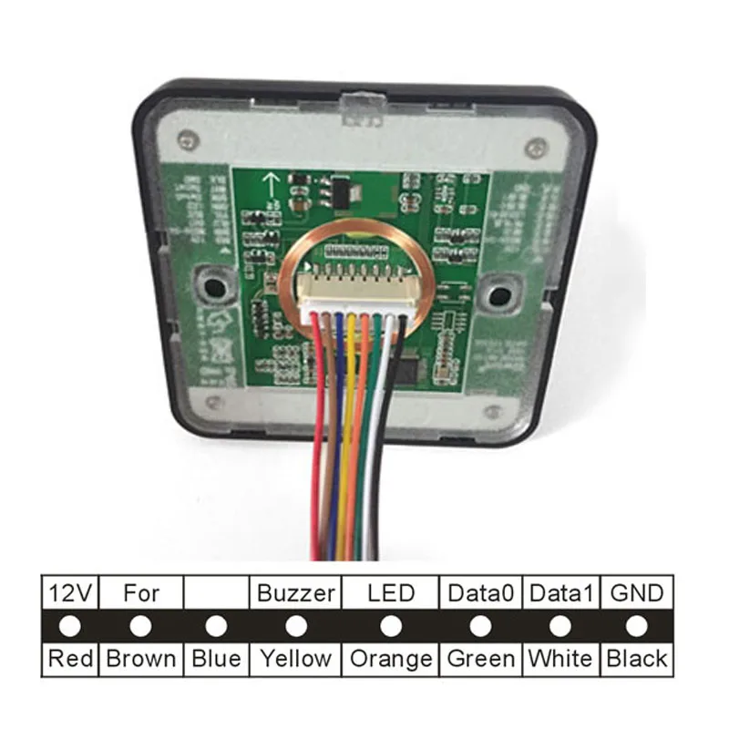 RFID-считыватель с RFID-меткой 125-1356 МГц из закаленного стекла | Безопасность и защита