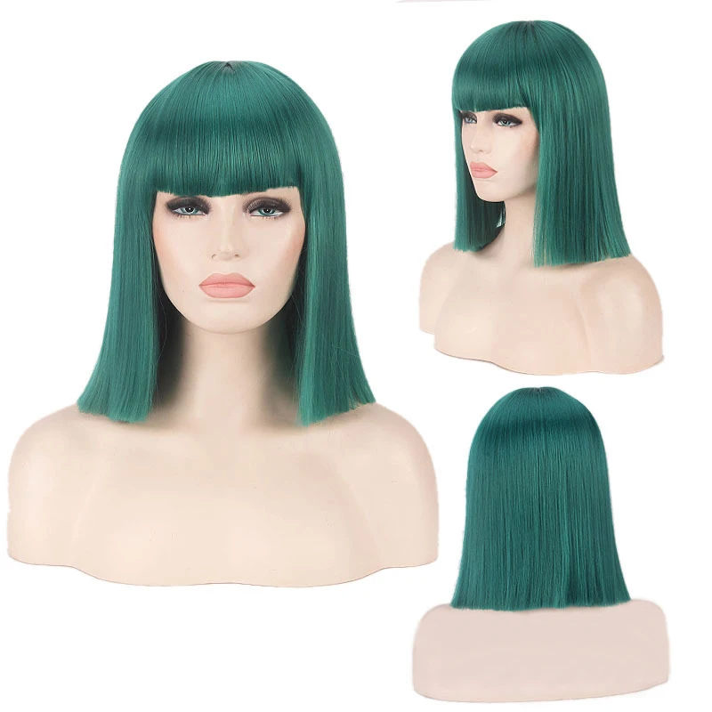 40 см короткие BoBo Green Haku Nigihayami Kohakunushi волосы Унесенные призраками термостойкие