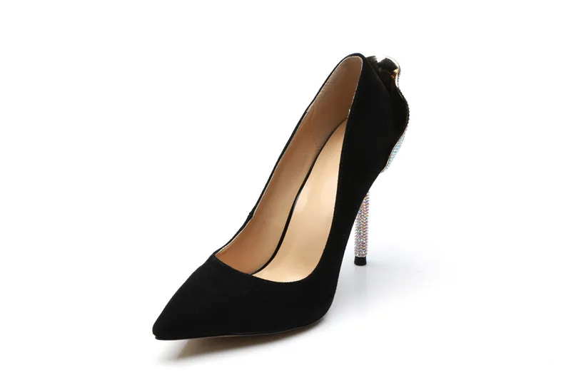 Новинка модная пикантная обувь на шпильке для вечеринки женские замшевые