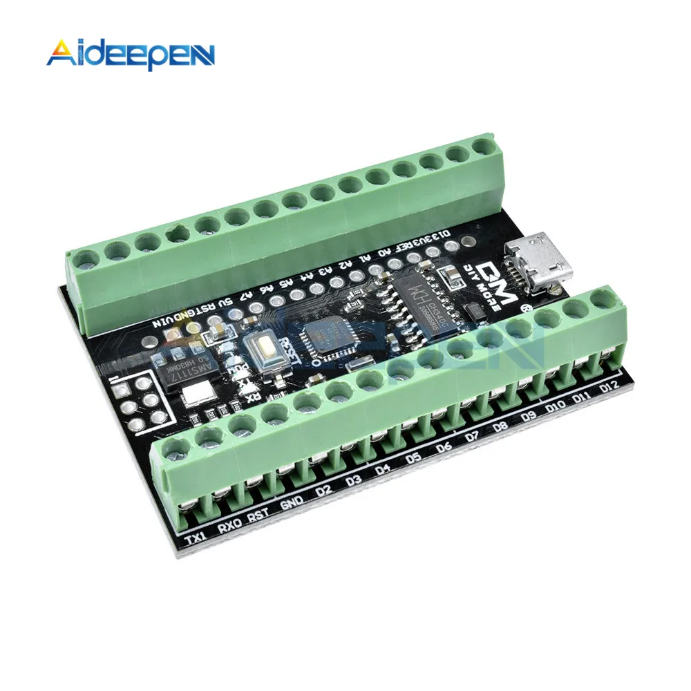 Atmega328P Nano V3.0 3 0 CH340G CH340 клемма для драйвера Расширительная плата адаптера