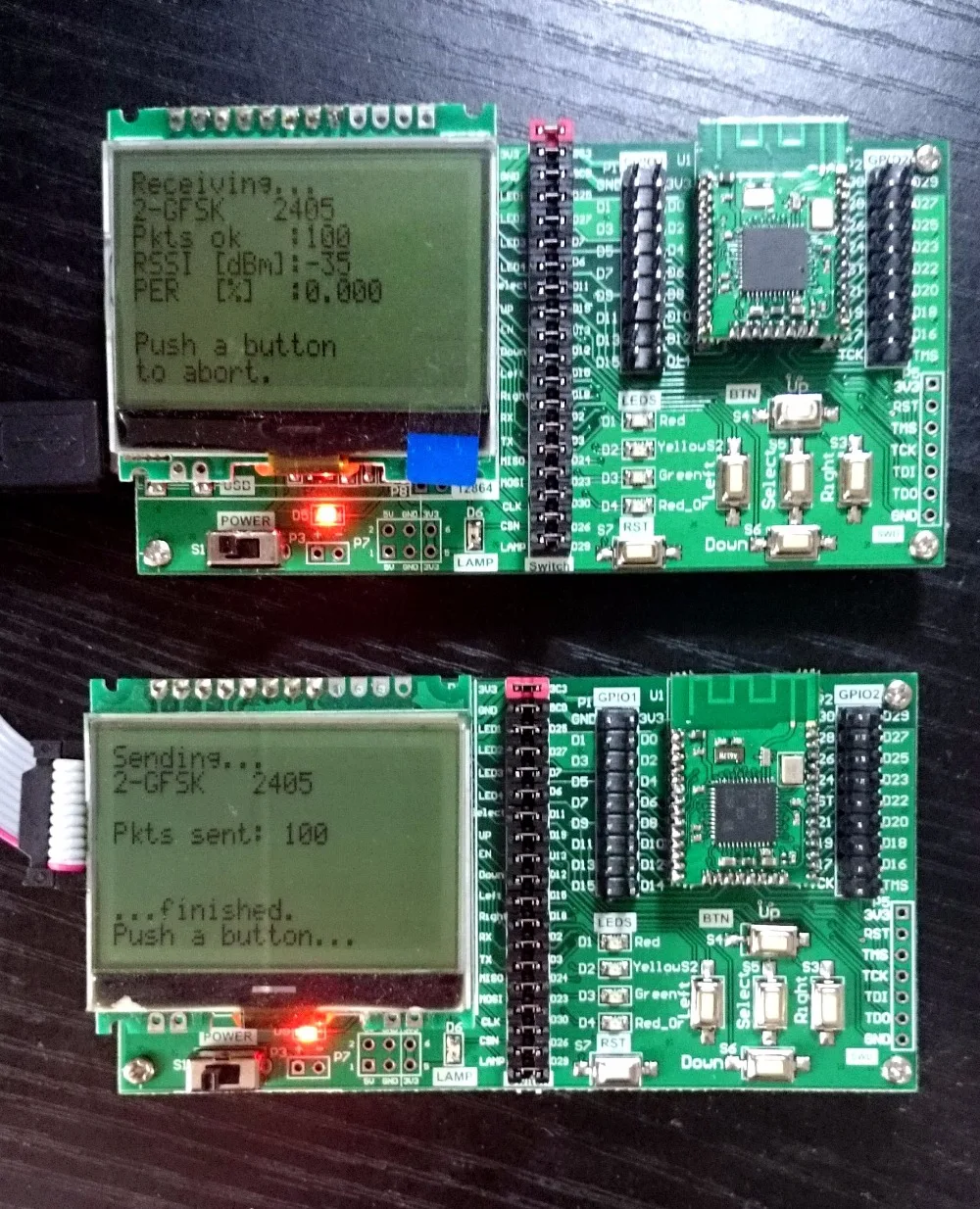 

CC2650 плата Zigbee CC2650EM (с жидким кристаллом)