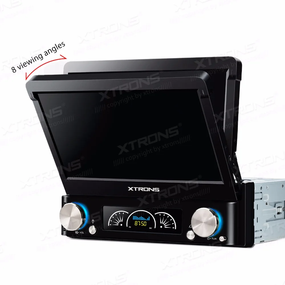 Универсальный сенсорный автомобильный dvd плеер с экраном XTRONS 1 Din 7 дюймов HD GPS