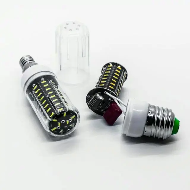 E27 E14 SMD 4014 светодиодный Кукуруза лампы 220 V 36 56 72 96 138 светодиодный s Замена лампы накаливания 40 Вт 60 Вт 80 Вт 100 Вт 120 Вт лампада светодиодные лампочки