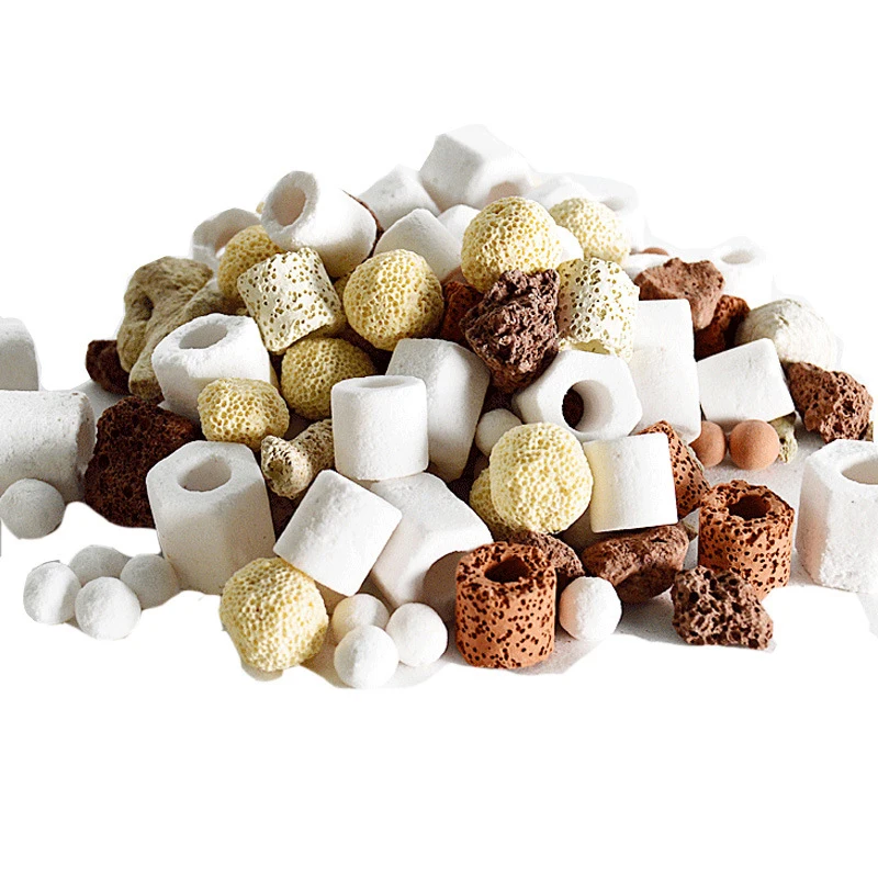 100 г 150 аквариумный фильтр для аквариума керамические кольца с активированным