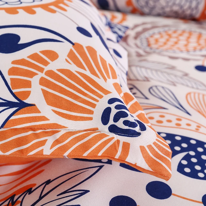 Модные домашние жизни оранжевый печать цветочным узором удобная домашняя
