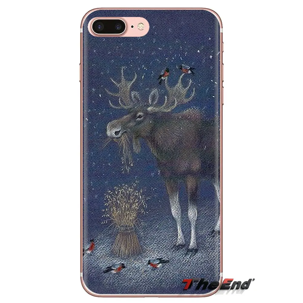 Мягкий прозрачный чехол-сумка с животным Аляска Булл Moose для Oneplus 3T 5T 6T Nokia 2 3 5 6 8 9 230