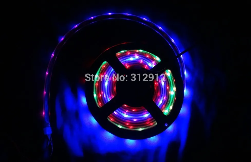 Черный PCB 5 м DC5V WS2812B led pixel srip IP68 30 шт. WS2812B/m с пикселей водонепроницаемый в