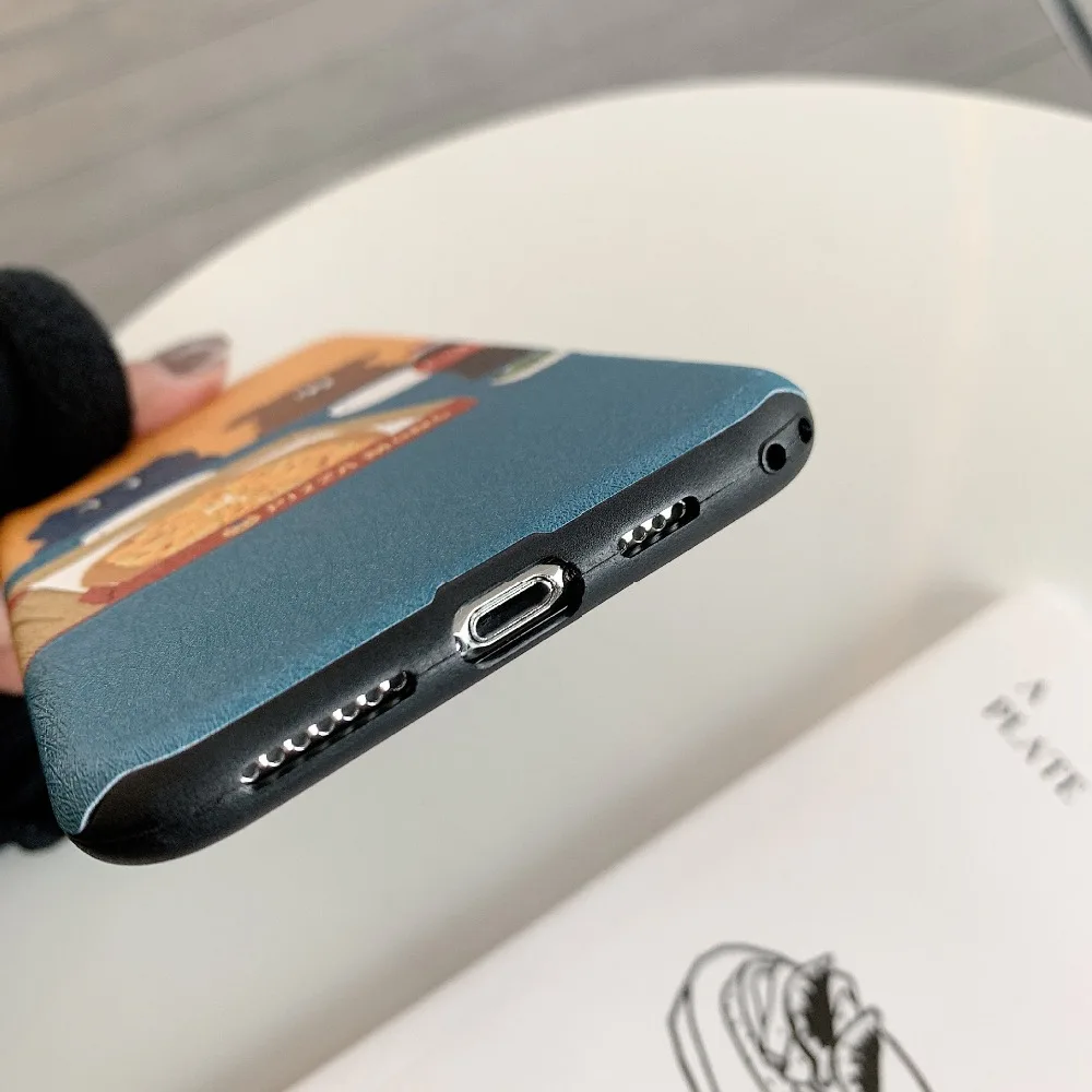 Чехол с изображением животных для iPhone XR XSMAX Foods рисунком 6 S 7 8 Plus модный Забавный