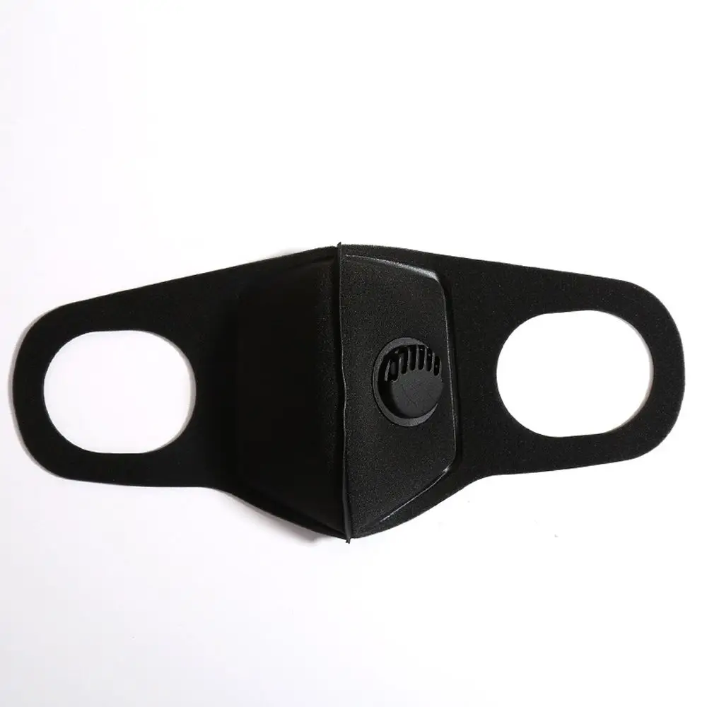 Black Женская черная маска Регулируемая 3D дымка пыль PM2.5 маска обновленная версия респиратор дышащая анти-туман рот маска респираторная - Цвет: Black