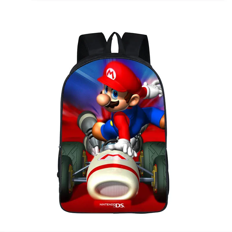 Мультфильм Марио/smash рюкзак Bros детей школьные ранцы для подростка обувь мальчиков девочек bagpack Дети Школьный Рюкзак Книга сумка