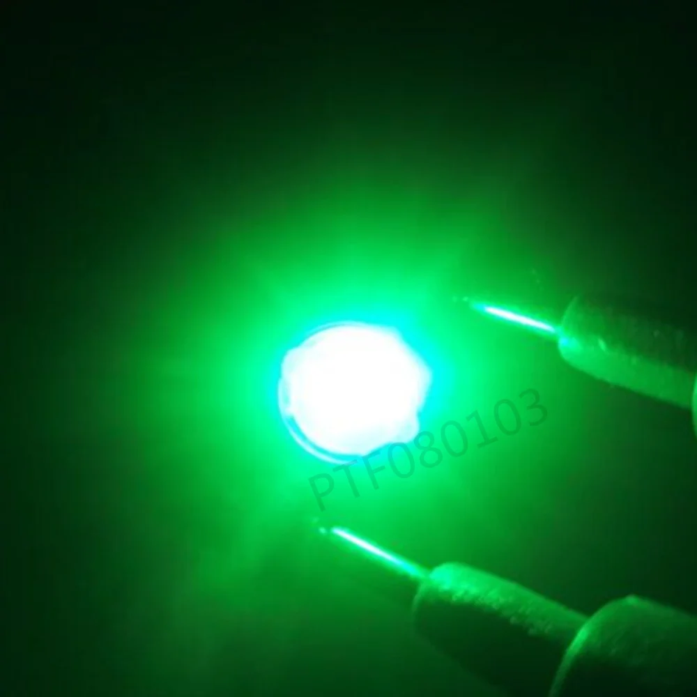 Светодиодный чип высокой мощности RGB 10 шт. 3 Вт 6 контактов 20 мм белая алюминиевая