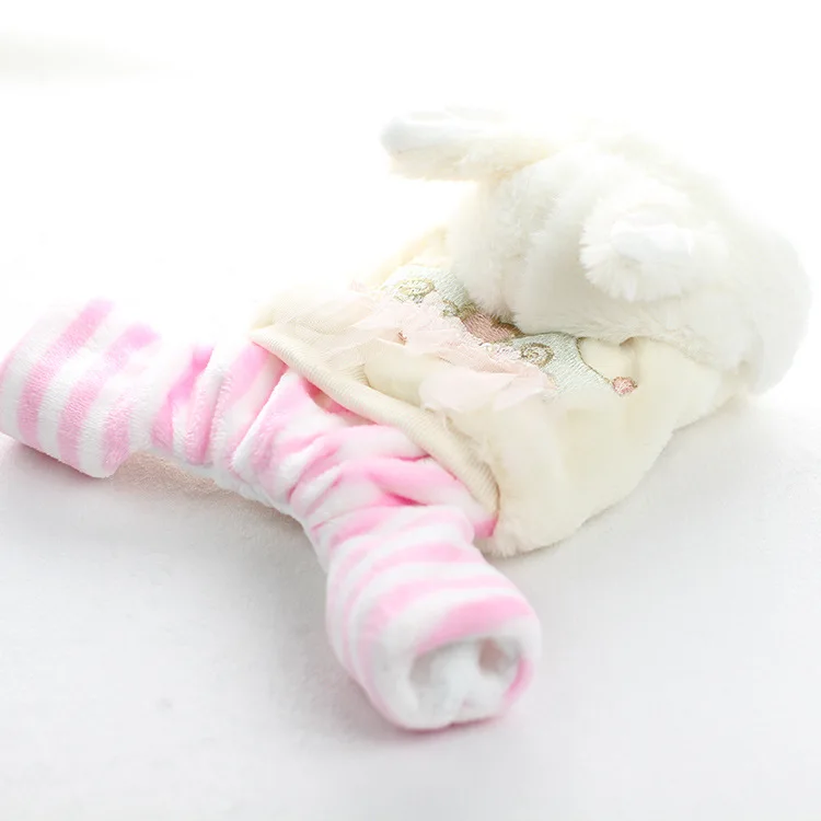 Lollypop зимняя одежда для собак четыре фута влюбленных животных Chiwawa jorkie Bomei