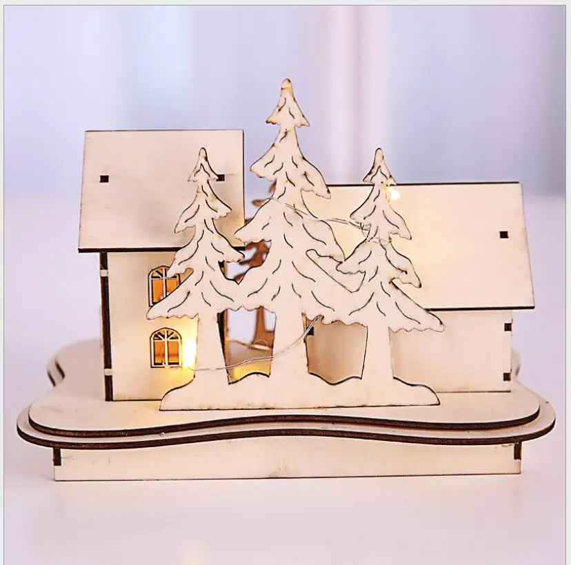 Adornos Navidad 2018 Natal рождественское деревянное Рождественское украшение для дома | Дом
