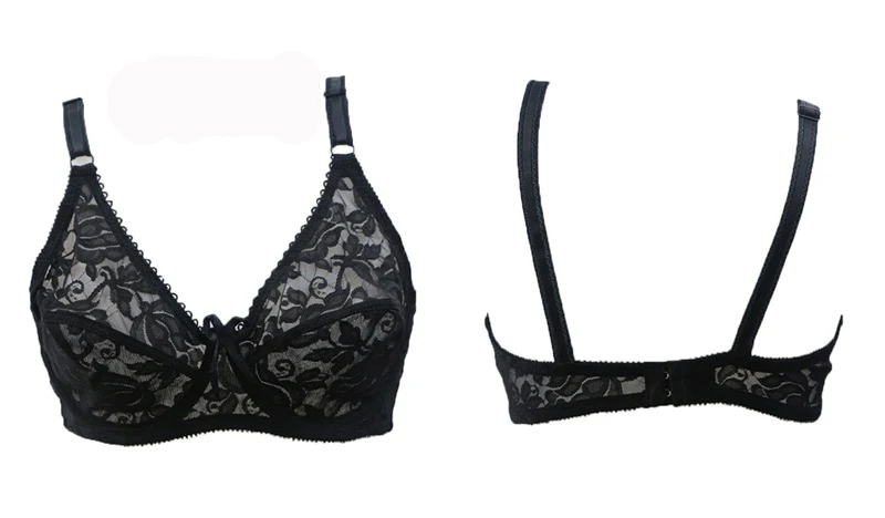 Женские кружевные бюстгальтеры без подкладки размера плюс B C D 44D 42D 40D 38D 36D 34D