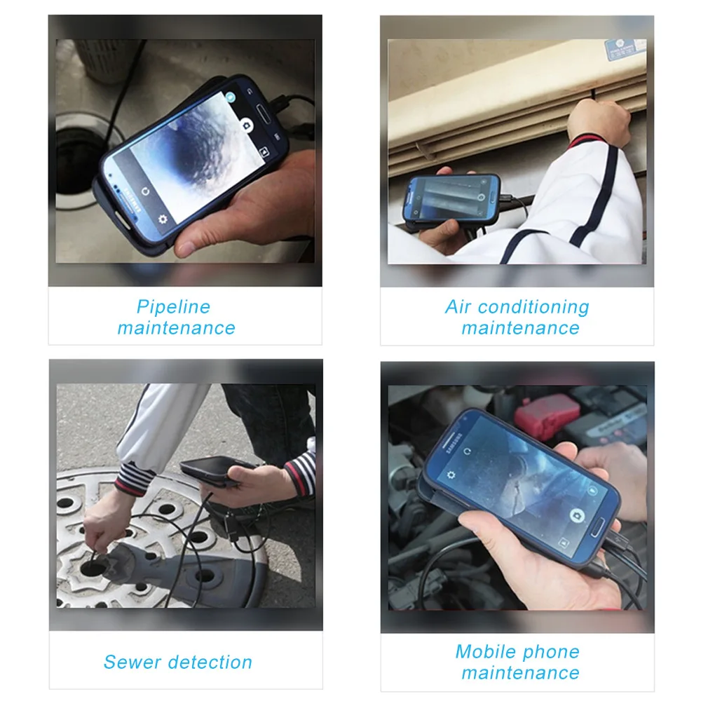 7 мм объектив USB автомобильный эндоскоп камера портативный водонепроницаемый