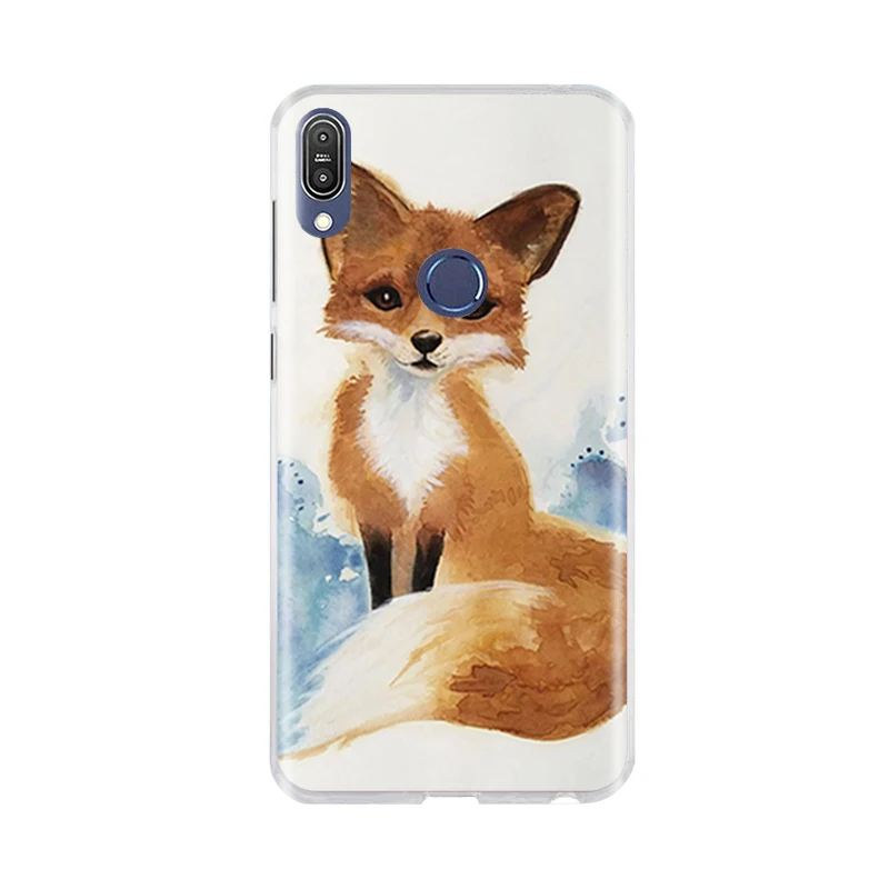 Чехол для Asus Zenfone Max Pro M1 ZB601KL силиконовый защитный 3D чехол с милыми цветами ZB602KL X00TD