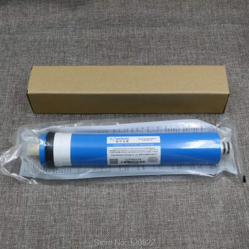 Бесплатная доставка картридж для фильтра воды Vontron ULP1812 75 RO элемент мембраны NSF