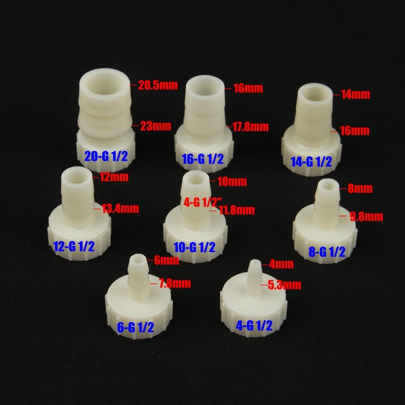 20pcs G1/2 &quotВнутренняя нить пагода пластиковый разъем для шланга микроорошение