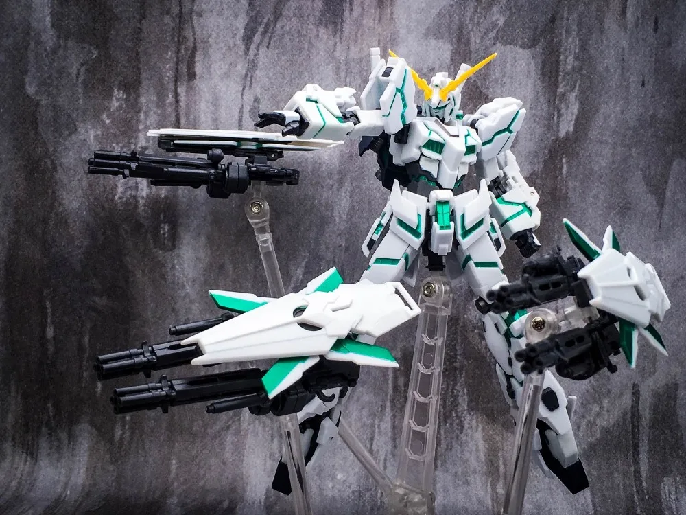 Baofeng модель Робот Духи RX-0 Единорог меха 3 щиты Воронка Gundam Готовая модель DB018