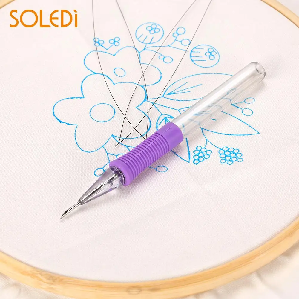 Волшебная вышивка ручка игла инструмент для плетения причудливая строчка
