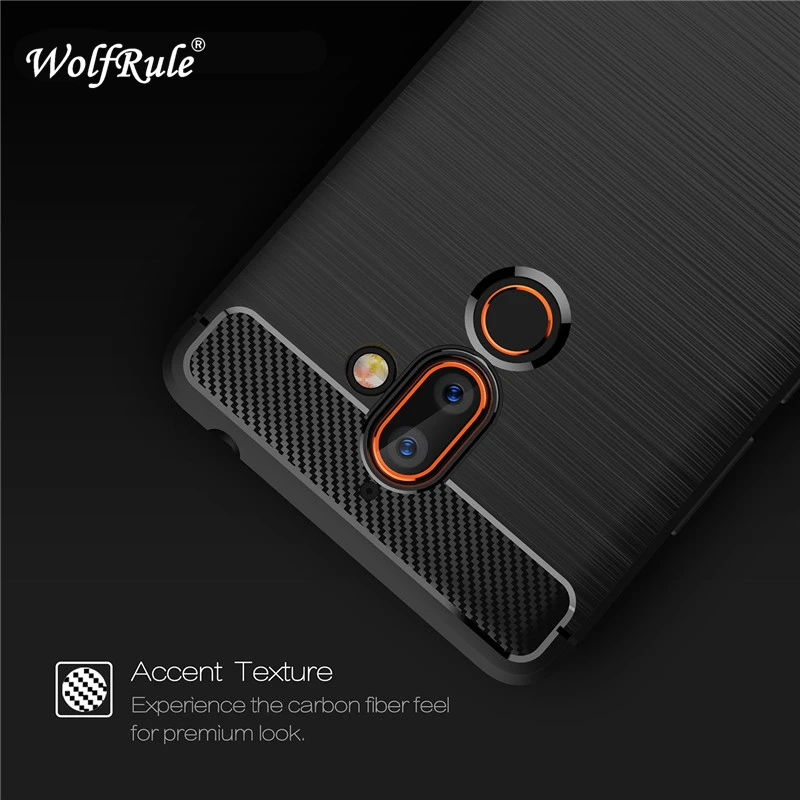 Чехол wolfrole для Nokia 7 Plus Ударопрочный Мягкий матовый чехол из ТПУ Nokia7 Fundas|Бамперы| |