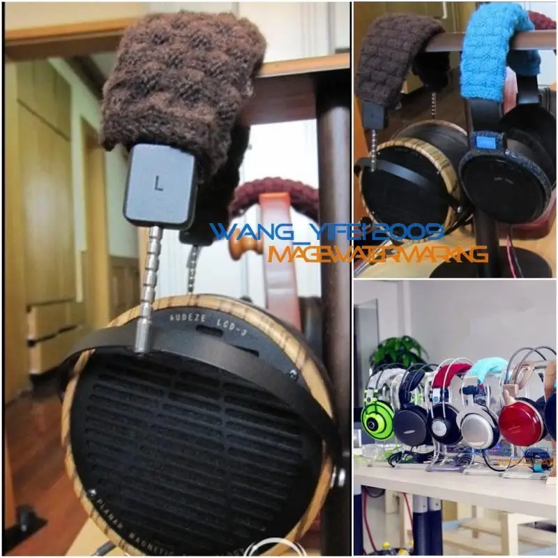 Подушка на голову ExtraFine Merino из чистой шерсти для Audeze наушников и гарнитуры в том