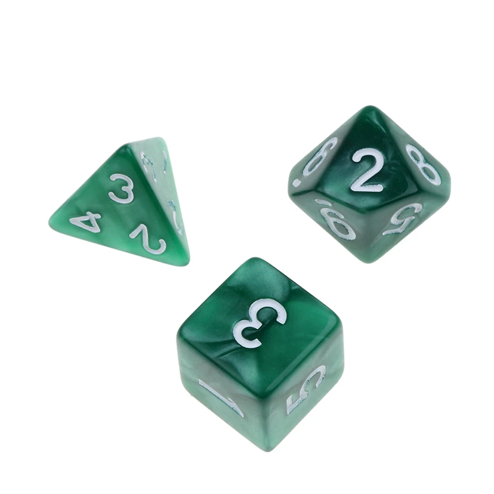 7 шт./лот d4 d6 d8 d10 d10 d12 d20 игра в кости мраморный эффект многогранные кости набор для вечеринок подарочные кости игры