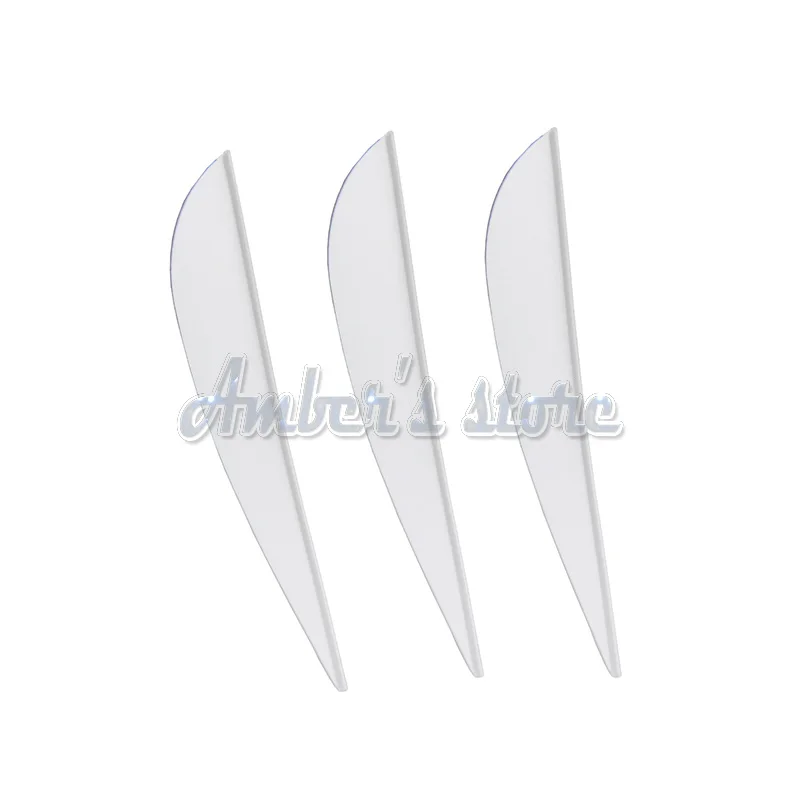 100 pieces 3 inch TPU Arrow Vane Fletching for DIY arrow archery bow Yellow/Red/White/Green/Orange | Спорт и развлечения