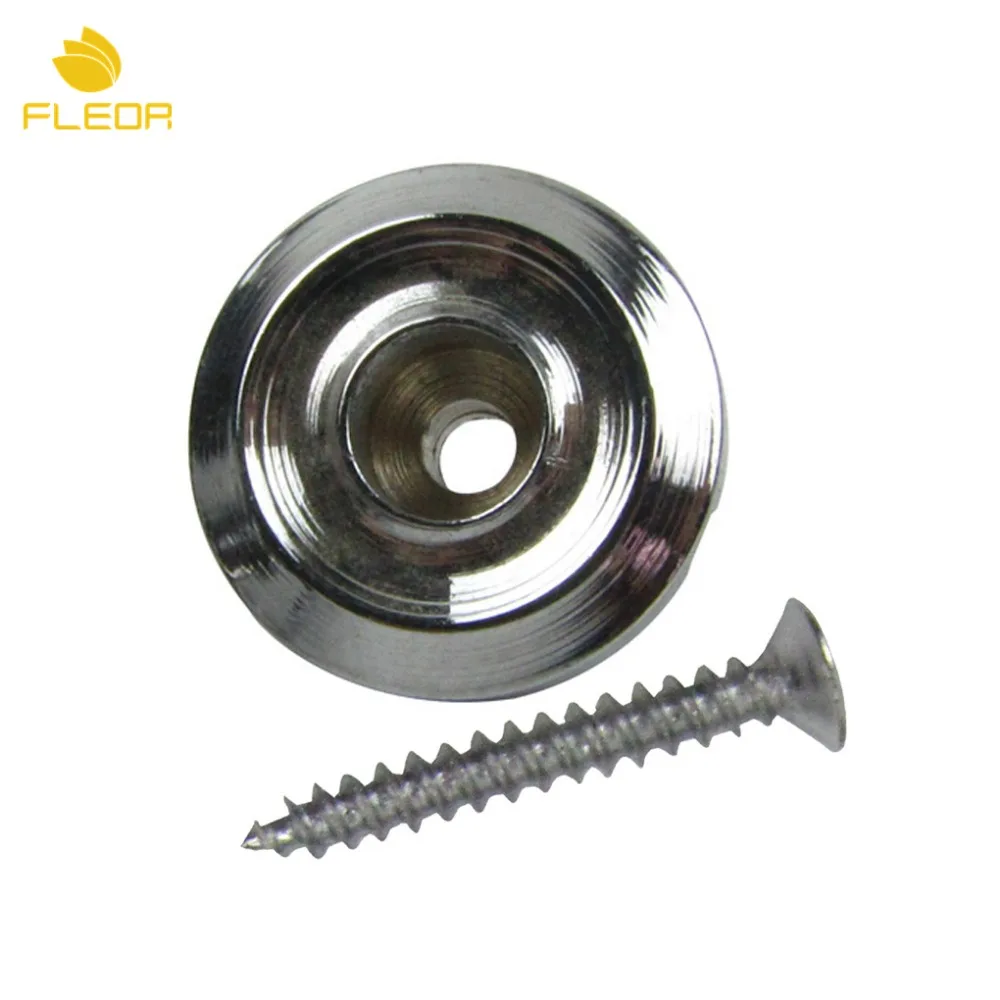 FLEOR 2 шт. хромированные/черные басовые гитарные струны фиксаторы деревьев круглые