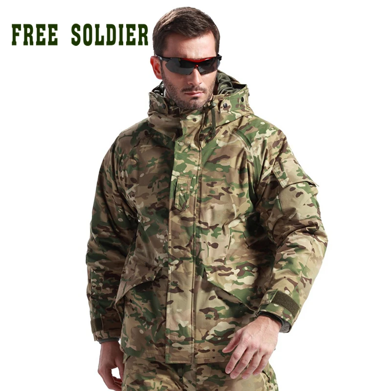 FREE SOLDIER Наружная флисовая ткань утолщенный вкладыш и защита от ветра утепление