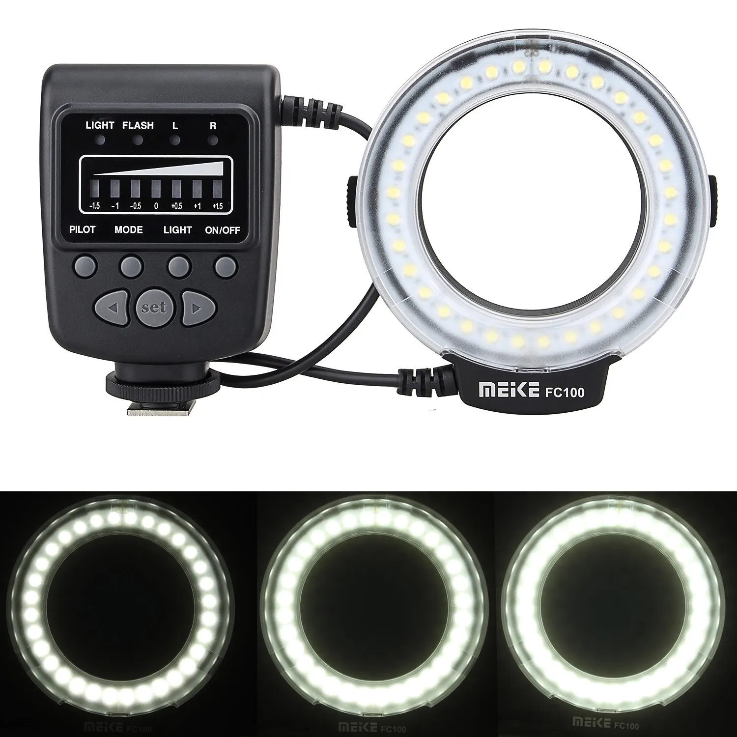 Meike FC-100 FC100 с макрокольцевой вспышкой/светло MK FC 100 для Canon EOS 650D 600D 60D 7D 550D 1100D T5i T4i T3i T3