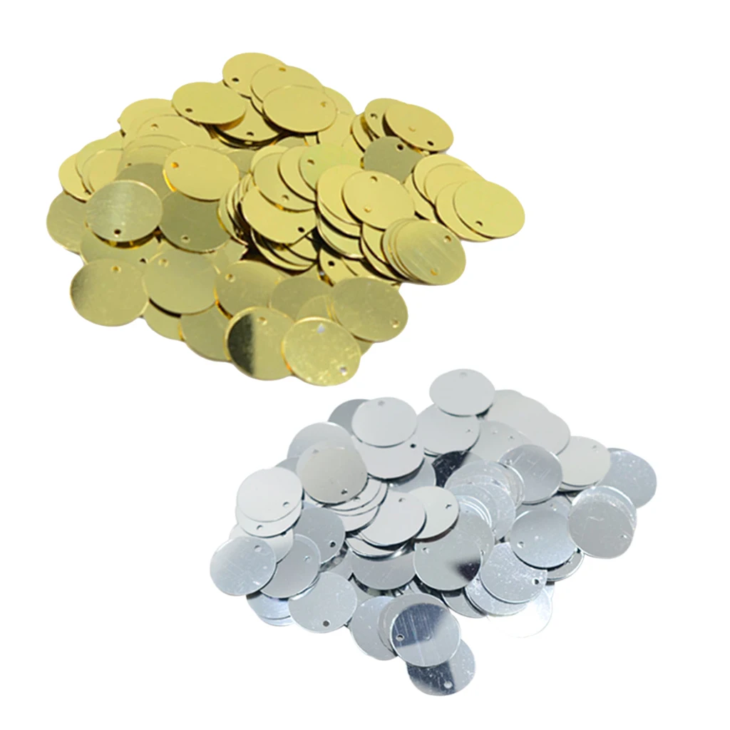 fityle 260Pcs DIY Loose Sequins Paillettes Sewing Appliques For Scrapbooking Bag Clothing Decor Crafts | Дом и сад