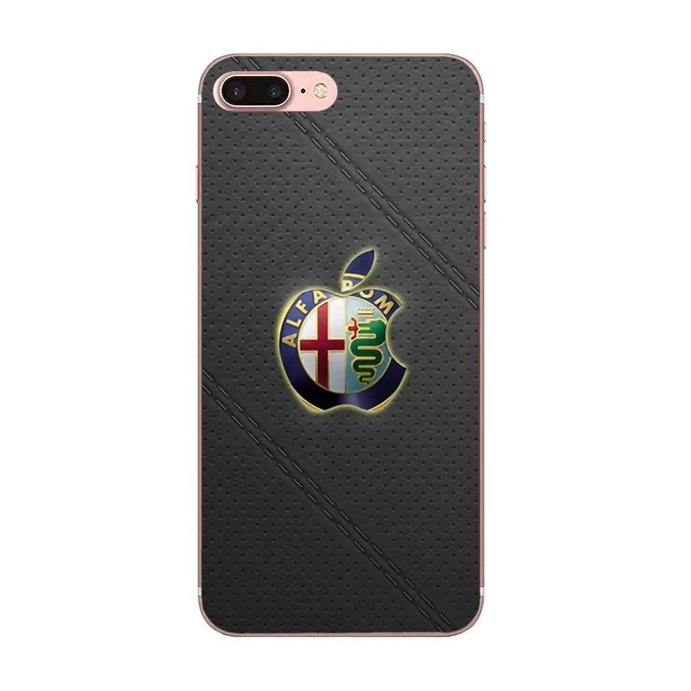 Суперкар для Alfa Romeo Логотип Xiaomi Redmi Note 2 3 3S 4 4A 4X 5 5A 6 6A Pro Plus Мягкий Силиконовый ТПУ