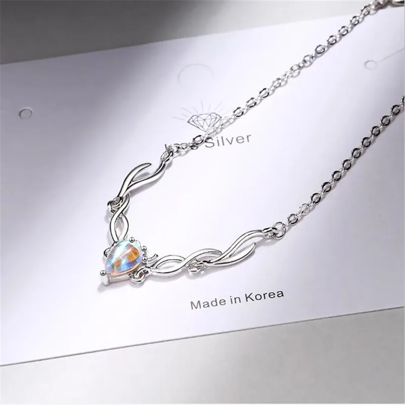 Новый креативный красочный лунный камень с милым животным оленем из