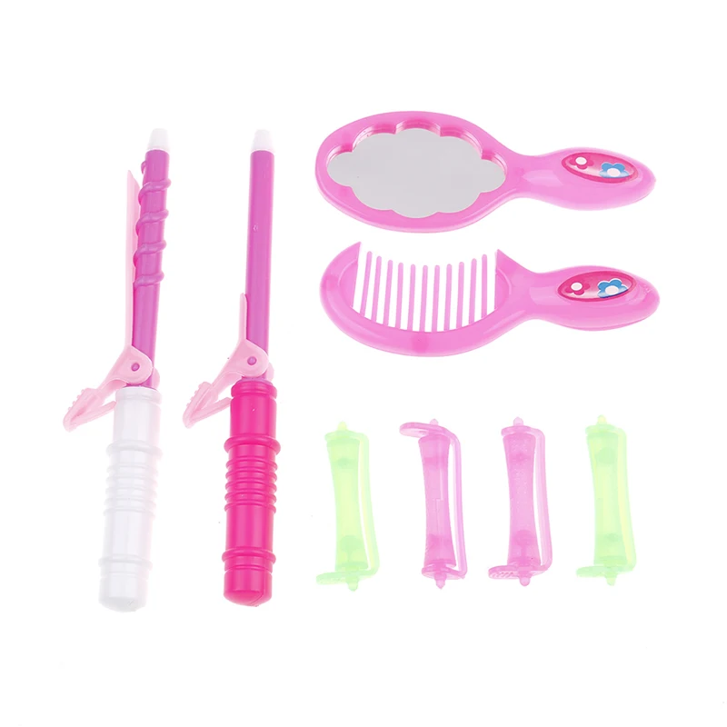 Зеркальные гребни для кукол игрушки 8 шт./компл. аксессуары по уходу за