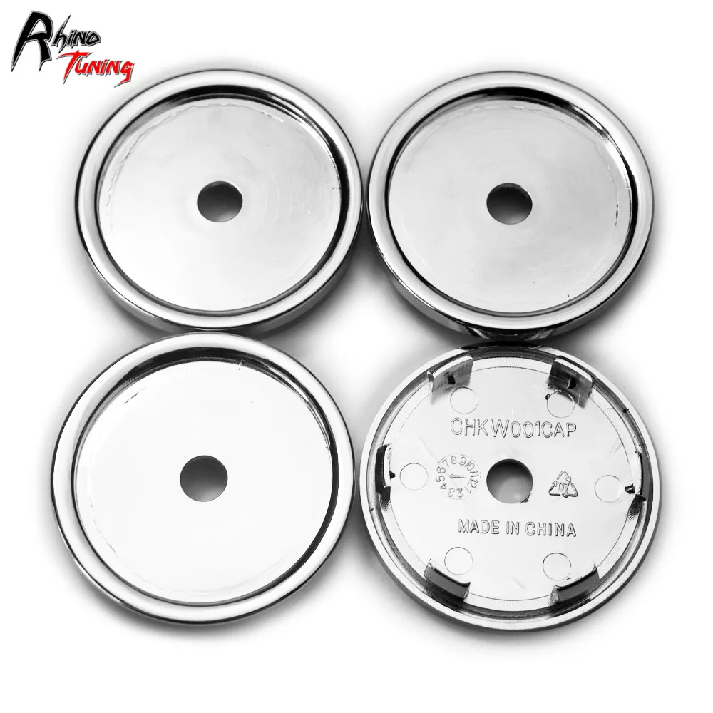 Автотюнинг Rhino 4 шт. 65 мм 57 мм, колпачки для центра колеса из сплава, колпачки для обода, крышка для эмблемы MR109, запасная деталь с номером 551K66MR