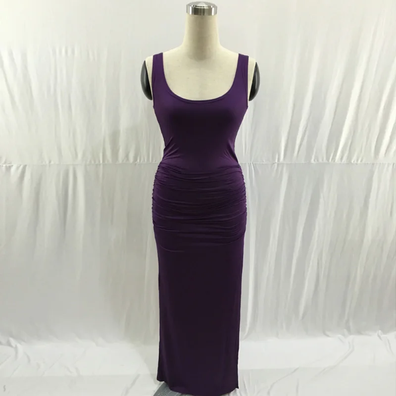 Длинное платье макси 2020 летние сарафаны в стиле бохо без рукавов сексуальный