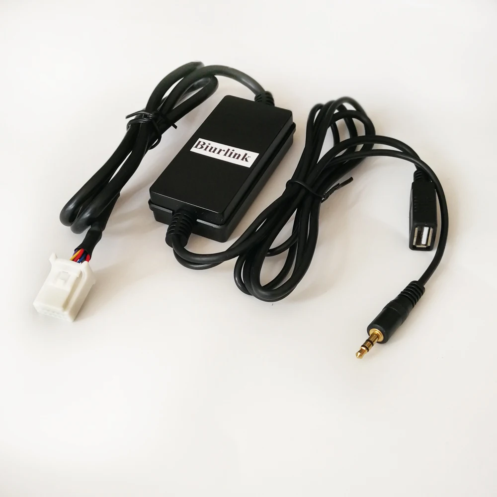 Biurlink автомобильный аудио цифровой музыкальный Aux адаптер AUX/USB интерфейс MP3 аудио для Toyota Camry Corolla 6+ 6 разъем