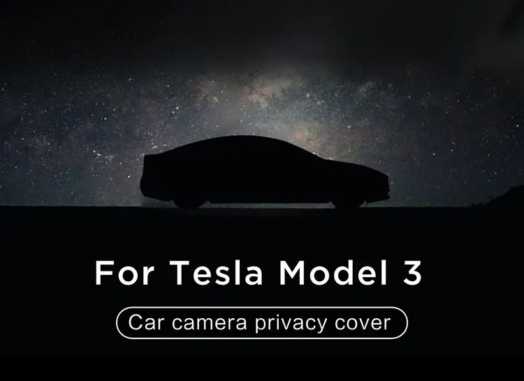 LUCKEASY веб-камеры чехол Tesla модель 3- Автомобильная камера конфиденциальности чехол 1 шт./компл