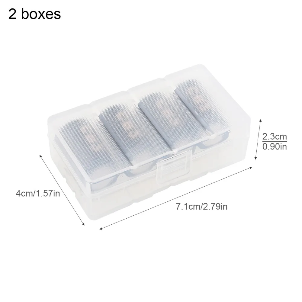 Soshine 8Pcs/lot 3V 1000mAh CR2 Lithium Battery with Portable Box for LED Flashlights / Headlamps High Quality | Электроника