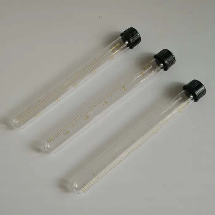 10 шт. пробирка с закручивающейся крышкой 25 мл|glass test tube|test tubetest tube with cap |